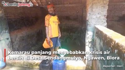 Video Krisis Air di Blora, Warga Andalkan Air Sendang