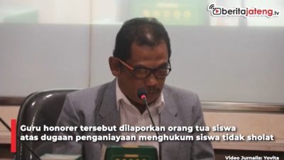 Video Kasus Guru Dituntut Gegara Hukum Siswa Tak Sholat, Unissula Dorong Restorative Justice