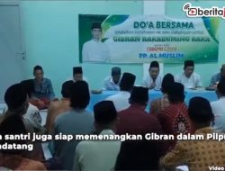 santri dukung gibran