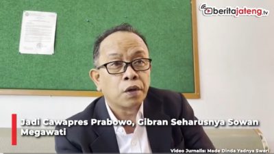 Video Jadi Cawapres Prabowo, Gibran Seharusnya Sowan Megawati