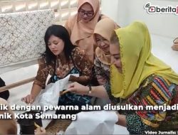 Video Batik dengan Pewarna Alami Bakal Jadi Ikon Semarang