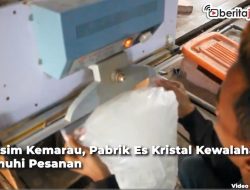 Video Musim Kemarau, Pabrik Es Kristal Kewalahan Penuhi Pesanan