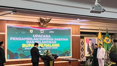 Gantikan Mukti Agung Wibowo yang Terlibat Korupsi, Mansur Hidayat Resmi Dilantik Jadi Bupati Pemalang