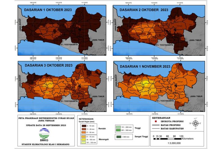 Curah Hujan Jateng