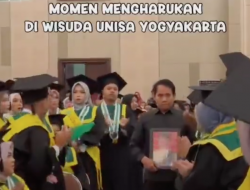 Viral Ayah Wakili Anaknya Wisuda di Unisa Yogyakarta