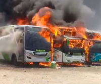 kebakaran bus