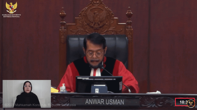 MK menolak gugatan | MKMK Anwar Usman