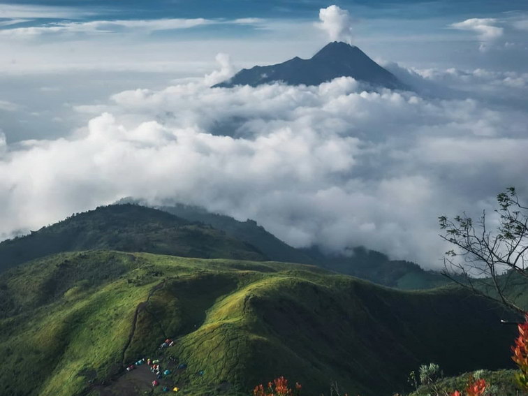 Temanggung gambar gunung merbabu