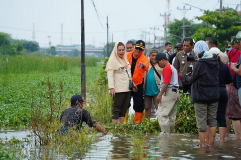 Ita Tinjau Wilayah Banjir