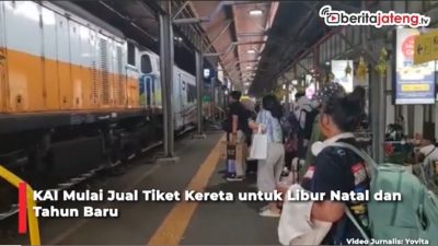 Video KAI Mulai Jual Tiket Kereta untuk Libur Natal dan Tahun Baru