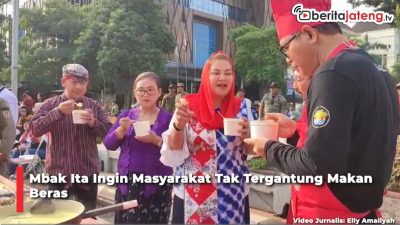 Video Mbak Ita Ajak Masyarakat Tak Tergantung Makan Nasi