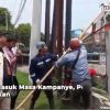 penertiban poster caleg Semarang