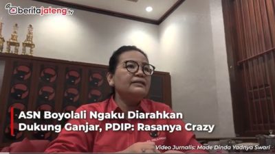 Video ASN Boyolali Ngaku Diarahkan Dukung Ganjar, PDIP: Rasanya Crazy