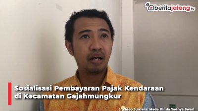 Video Bapenda Jateng Sosialisasi Pembayaran Pajak Kendaraan di Kecamatan Gajahmungkur