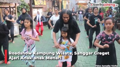 Video Roadshow Kampung Wisata, Sanggar Greget Ajari Anak-anak Menari
