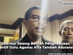 Video Pj Gubernur Jateng Bantah Hapus Insentif Guru Agama: Kita Justru Tambah Asuransi