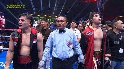 Detik-detik El Rumi Menangkan Pertandingan Tinju Superstar Knockout Lawan Jefri Nichol