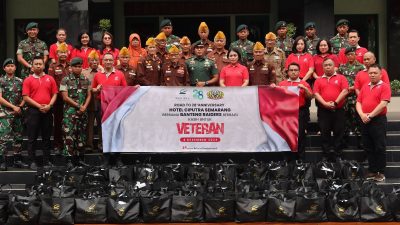 Hotel Ciputra Semarang dan Banteng Raiders 400 Berbagi Kasih untuk Para Veteran