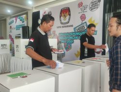 KPU Lakukan Simulasi Pemungutan Suara Pemilu 2024 di Gunungpati Semarang