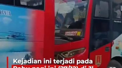 Imbas Video Viral Trans Semarang Lawan Arah, Manajemen Berhentikan Driver Bus
