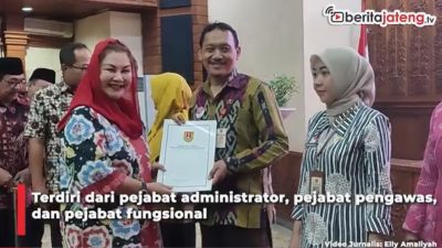 Video Mbak Ita Lantik 184 Pejabat Baru Pemkot Semarang
