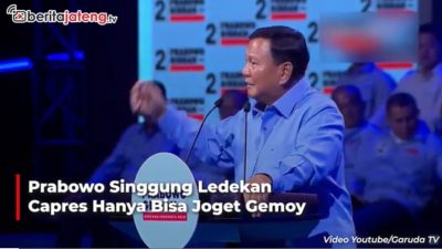 Video Prabowo Singgung Ledekan Hanya Bisa Joget Gemoy