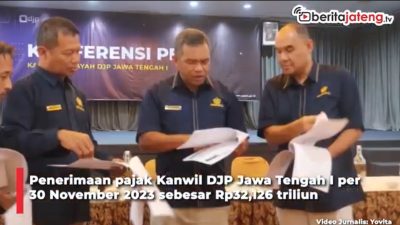 Video Penerimaan Pajak Jateng Tembus Rp32,126 Triliun