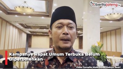Video KPU Ingatkan Peserta Pemilu Belum Boleh Kampanye Rapat Umum