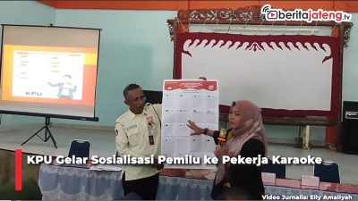 Video KPU Kota Semarang Gelar Sosialisasi Pemilu ke Pekerja Karaoke Argorejo