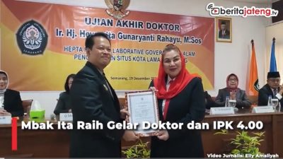 Video Walikota Semarang Mbak Ita Raih Gelar Doktor dan IPK 4.00