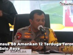 Video Densus 88 Amankan 12 Terduga Teroris di Solo Raya