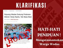 Bantah dan Klaim Hoaks Kabar Dukungan Terhadap Prabowo-Gibran, Wadas Melawan: Tidak Dukung Capres Manapun
