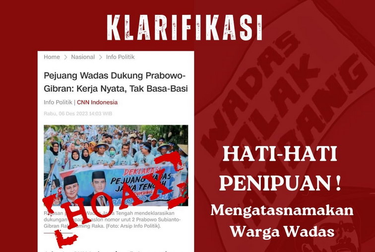 Dukungan Wadas