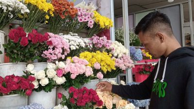Momen Nataru, Penjual Bunga di Semarang Kebanjiran Pesanan, Omzet Sebulan Diperoleh Cuma 2 Hari!