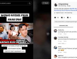 CEK FAKTA: Prabowo Subianto Menyesal Pilih Gibran Rakabuming Sebagai Cawapres