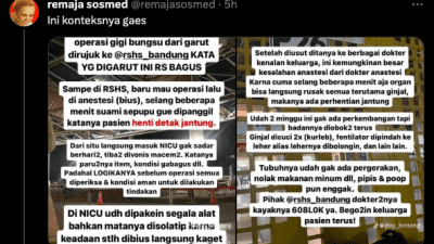 Viral Operasi di RSHS Bandung, Nyawa Pasien Melayang, Keluarga Tak Terima