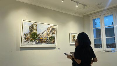 Manfaatkan Momentum Liburan, Seniman Yogyakarta Gelar Pameran Seni di Kota Lama Semarang