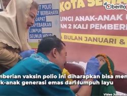 Video Targetkan 202 Ribu Anak di Kota Semarang Dapat Vaksin Polio