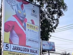 Ingat Caleg Berkostum Ultraman yang Viral? Ternyata Perolehan Suaranya Berpeluang Lolos Senayan Lho!