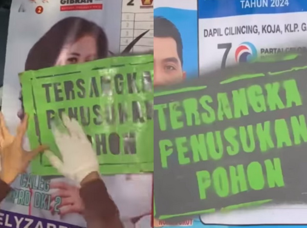 poster caleg viral