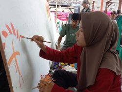 Unik! Mural Nasional di Blora Menggunakan Media Kalsibord