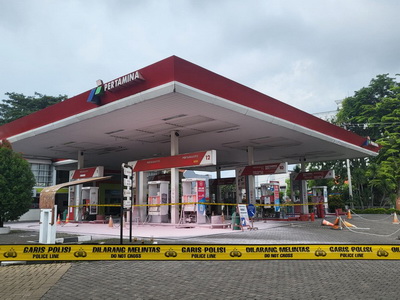 SPBU Undip Letupan Api