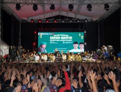 Sahabat Ganjar Pekalongan Gemakan Sholawat Bersama Gus Ali Gondrong