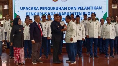 Lantik Pengurus KONI Blora, Bupati: Target Porprov 2026 Bisa 5 Besar