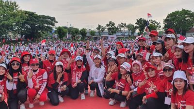 3000 Peserta Pijar Indonesia Ikuti Senam Dukung Ganjar