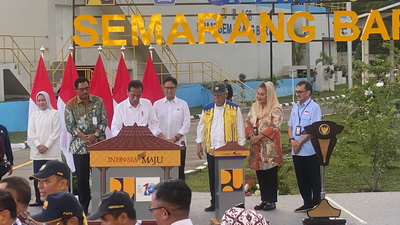 Jokowi Resmikan SPAM Semarang Barat