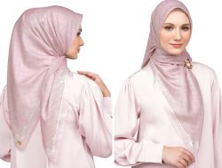 Tips Gaya Jilbab Segi Empat Simple Buat Kamu yang Enggak Suka Ribet!