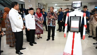 Wapres Ma’ruf Amin Apresiasi Pelayanan di RSUD KRMT Wongsonegoro Semarang
