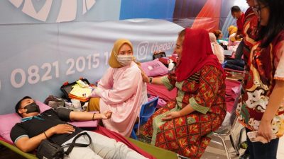 PORINTI Semarang Gelar Donor Darah, Mbak Ita: Bentuk Kepedulian dan Kemanusiaan