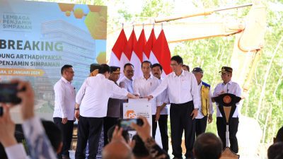 Jokowi Resmikan Pembangunan Kantor LPS di IKN, Angkat Filosofi Arthadyaksa